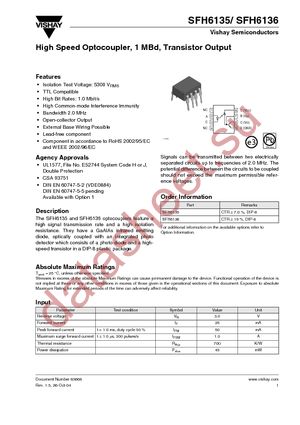 SFH6136 datasheet  